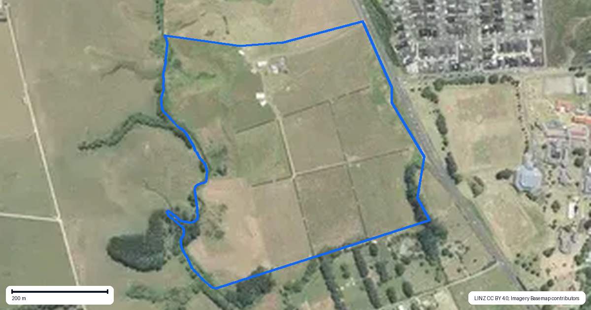 Property context map for 786 Paerata Road, Paerata, Pukekohe
