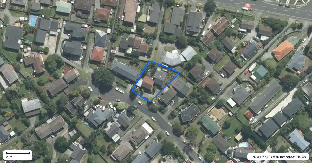 Property context map for 1/33 Edgeworth Road, Glenfield, Auckland