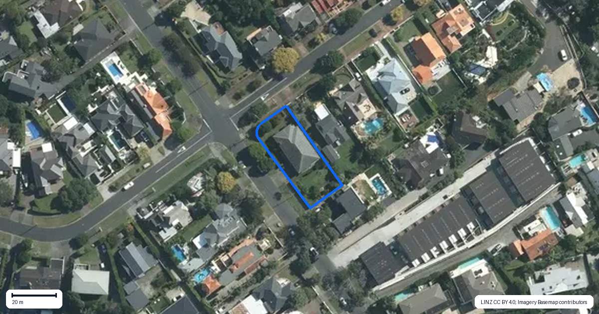 Property context map for 24 Dudley Road, Mission Bay, Auckland