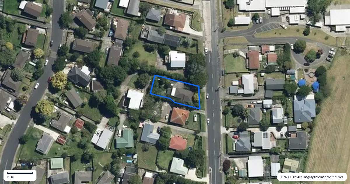 Property context map for 83A Rosier Road, Glen Eden, Auckland
