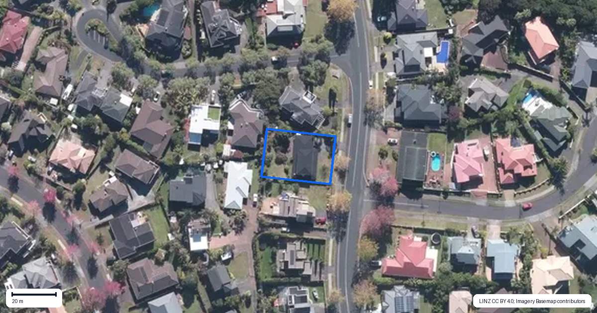Property context map for 47 Marina View Drive, West Harbour, Auckland
