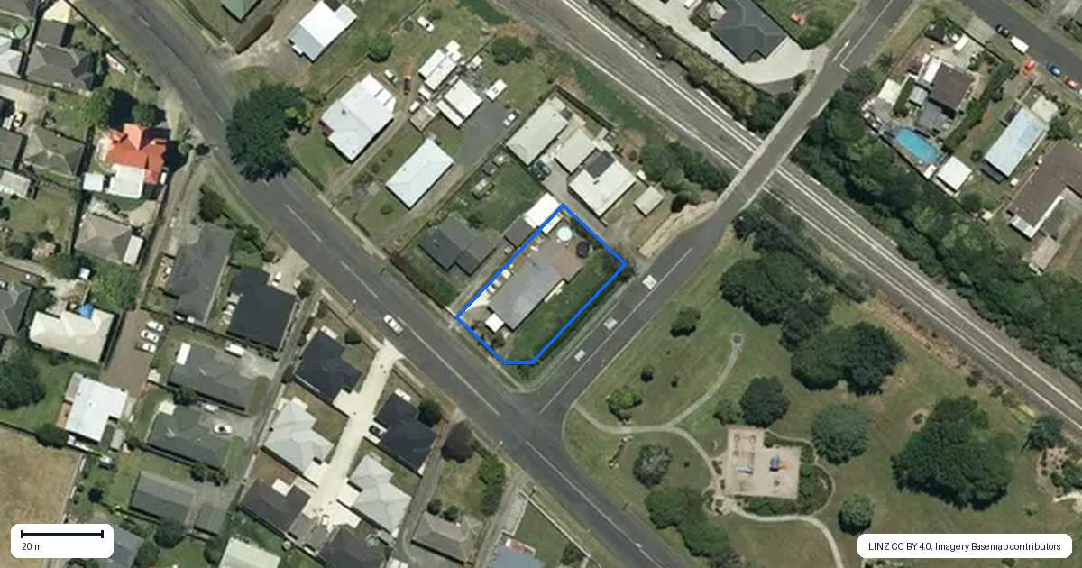 Property context map for 15 Bollard Road, Tuakau