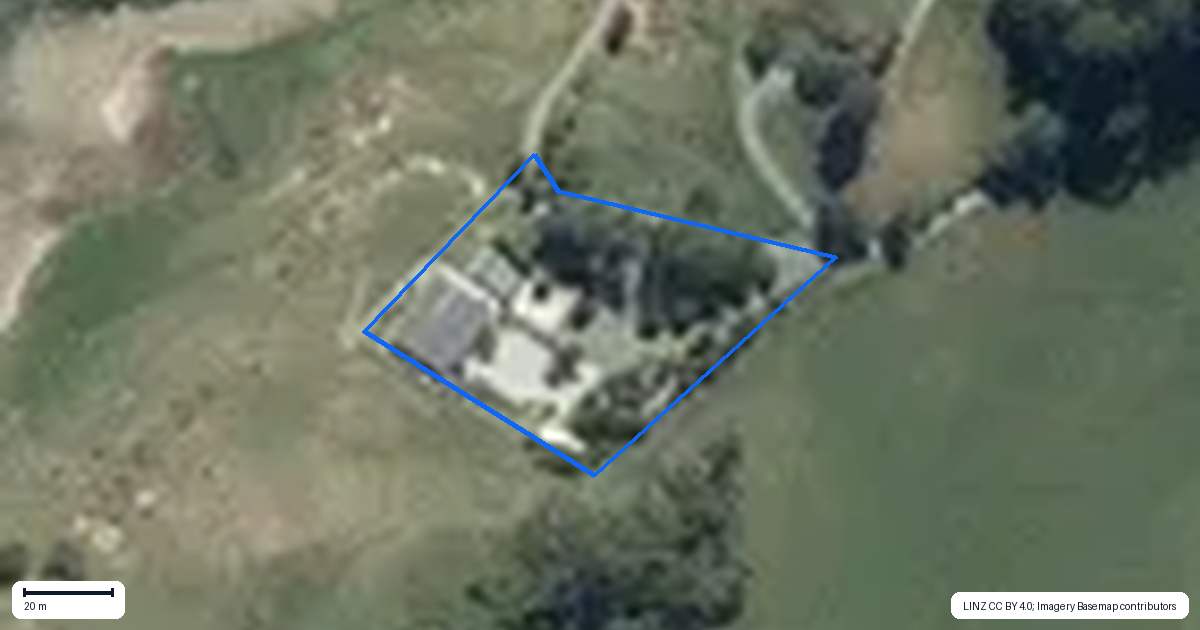 Property context map for 846 Clevedon-Kawakawa Road, Clevedon