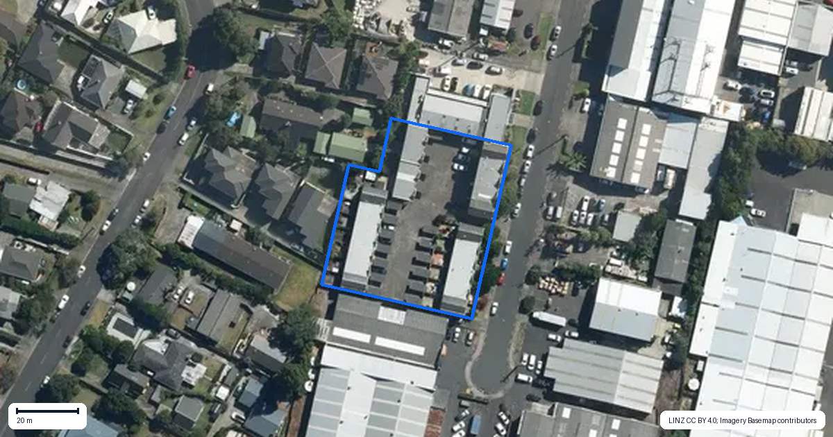 Property context map for 5J Dryden Place, Mount Wellington, Auckland