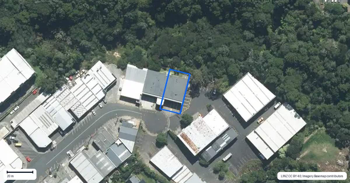 Property context map for 48 Enterprise Street, Birkenhead, Auckland