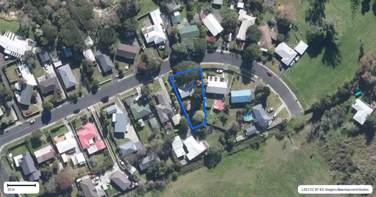 Property context map for 77 Glen Marine Parade, Glendene, Auckland