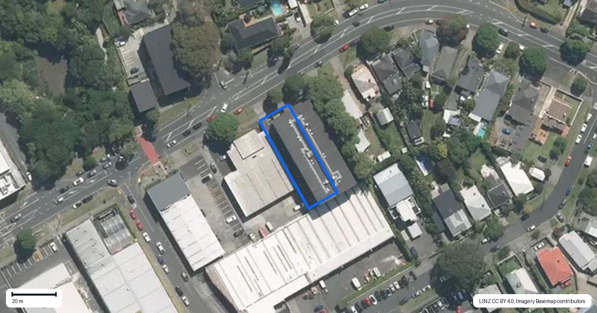 Property context map for 3G/250 Richmond Road, Grey Lynn, Auckland