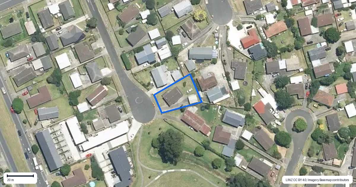 Property context map for 12 Sealord Place, Manurewa, Auckland