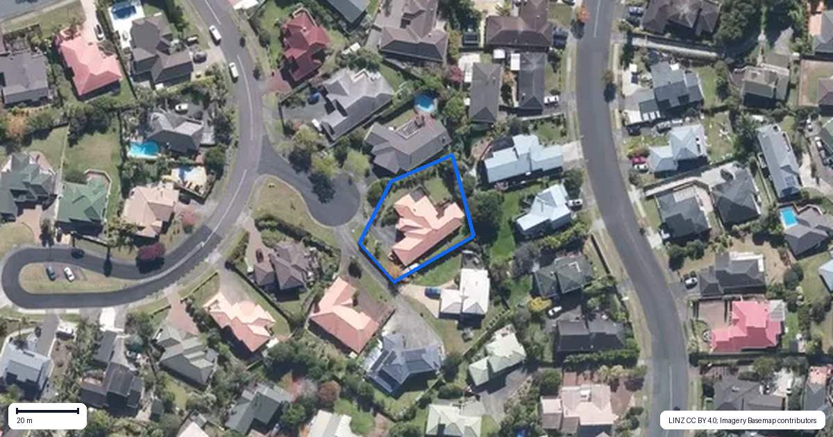 Property context map for 6 Hanly Close, West Harbour, Auckland