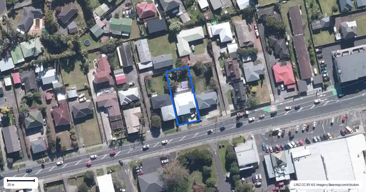 Property context map for 214A Edmonton Road, Te Atatu South, Auckland