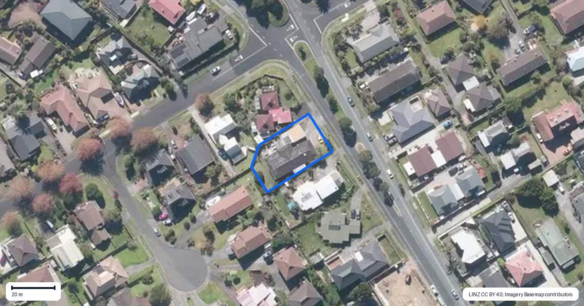 Property context map for 55 Highland Park Drive, Highland Park, Auckland
