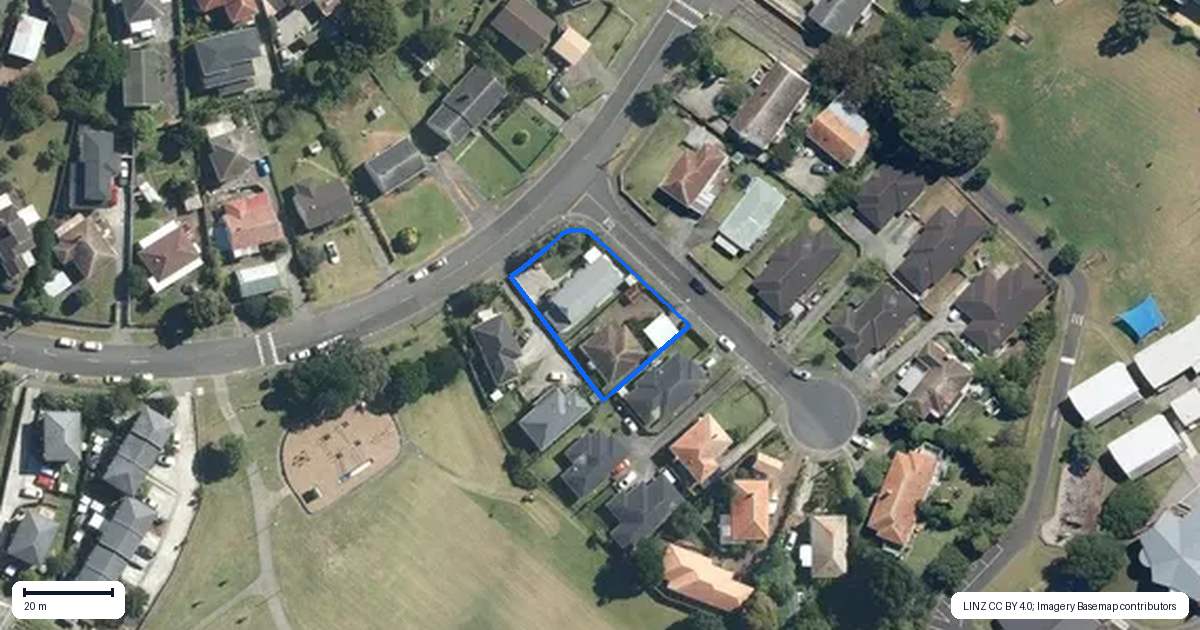 Property context map for 1A Baxter Street, Mount Roskill, Auckland