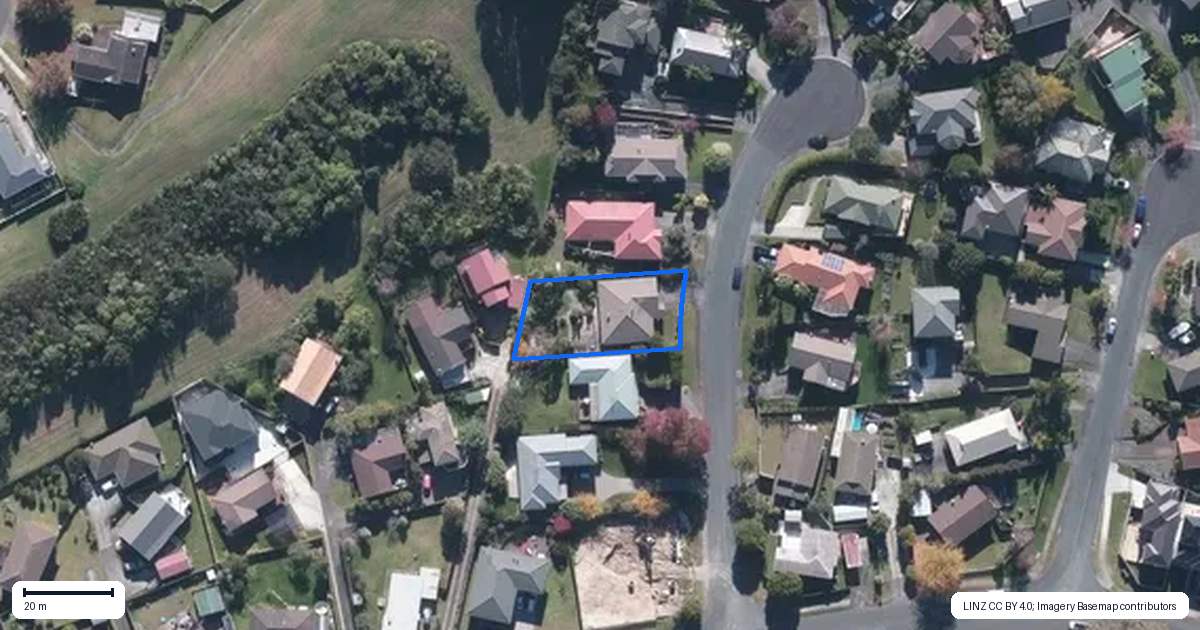 Property context map for 8 van Dyke Place, West Harbour, Auckland