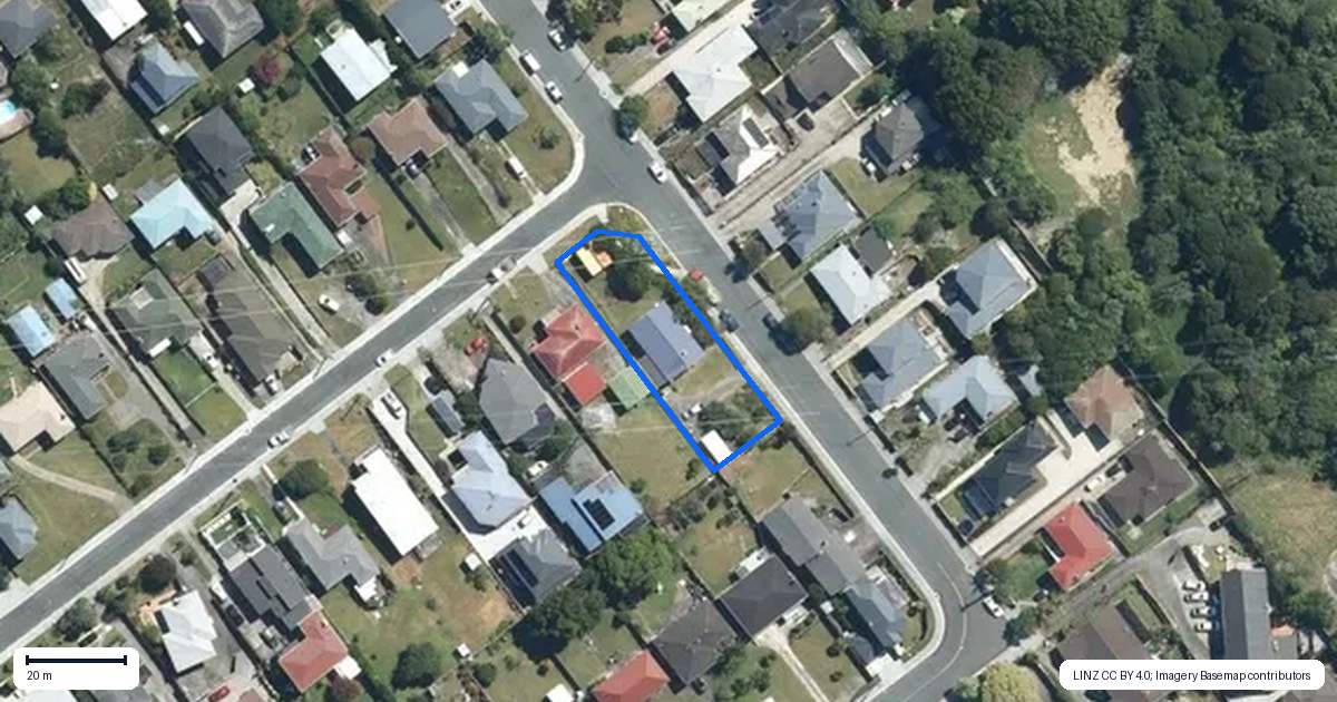 Property context map for 20 Parfitt Street, Mount Roskill, Auckland
