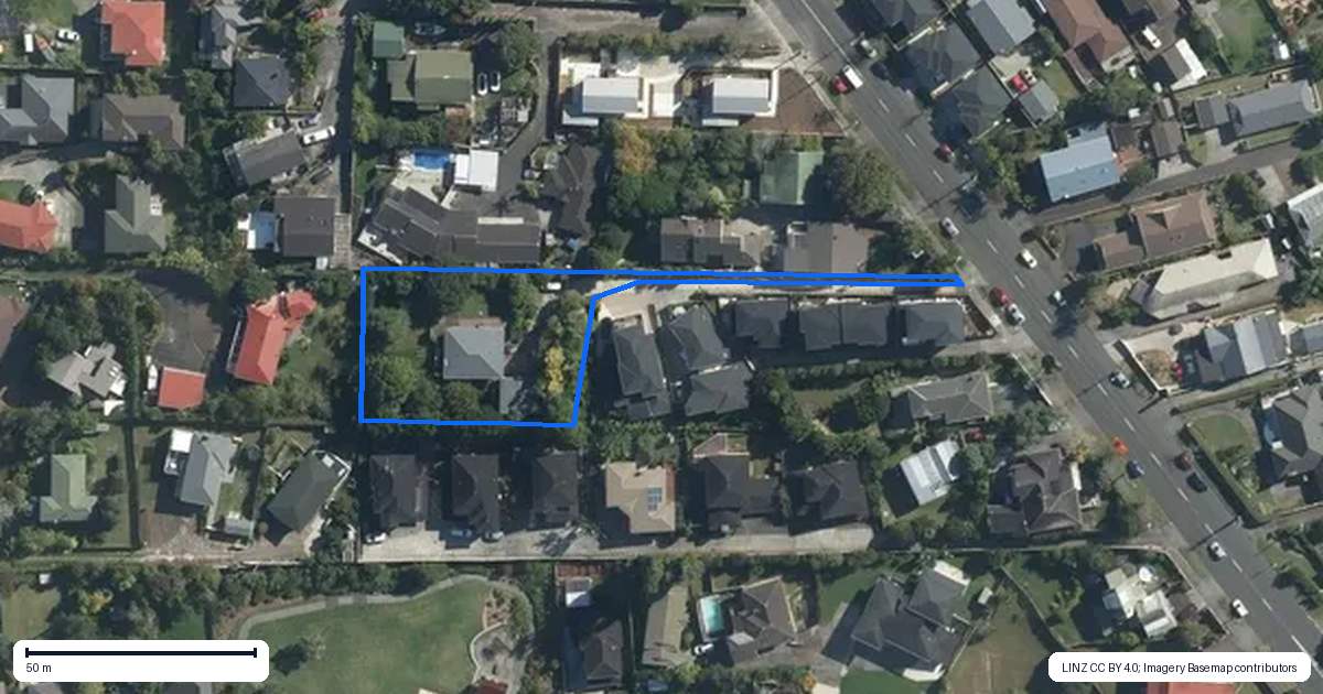 Property context map for 119 New Windsor Road, New Windsor, Auckland