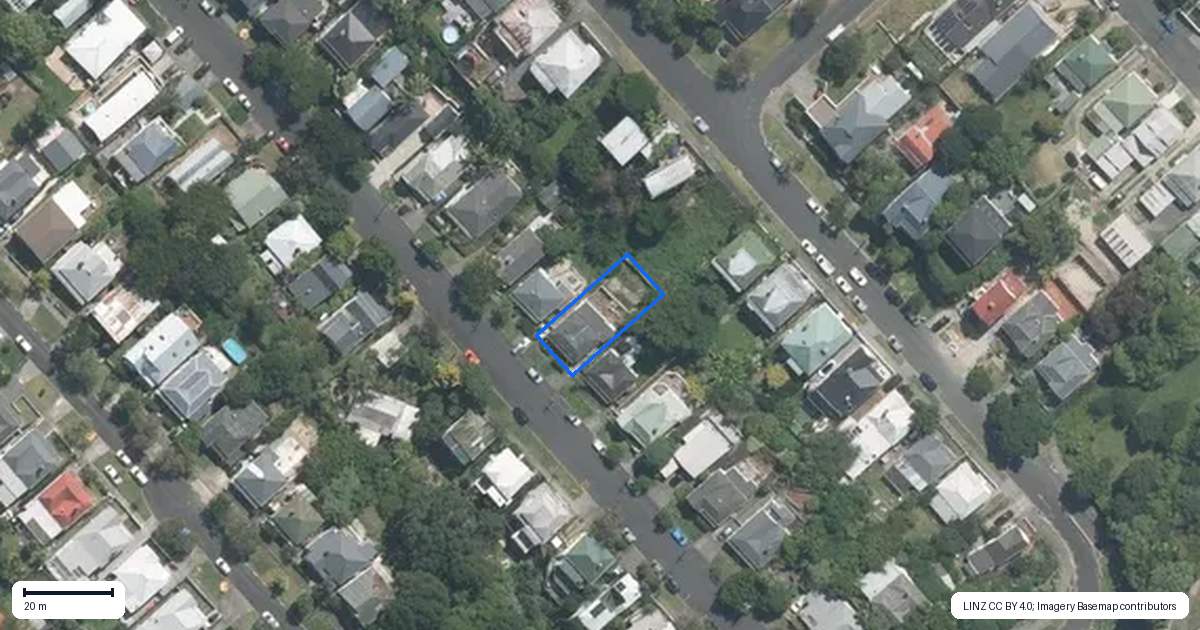 Property context map for 9 Alexander Street, Kingsland, Auckland