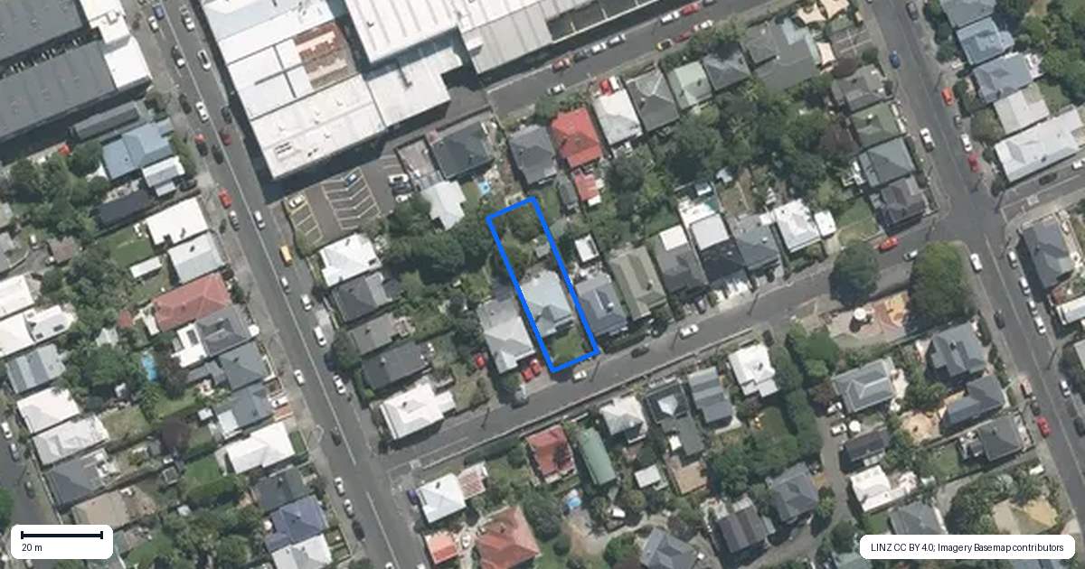 Property context map for 49 Home Street, Grey Lynn, Auckland