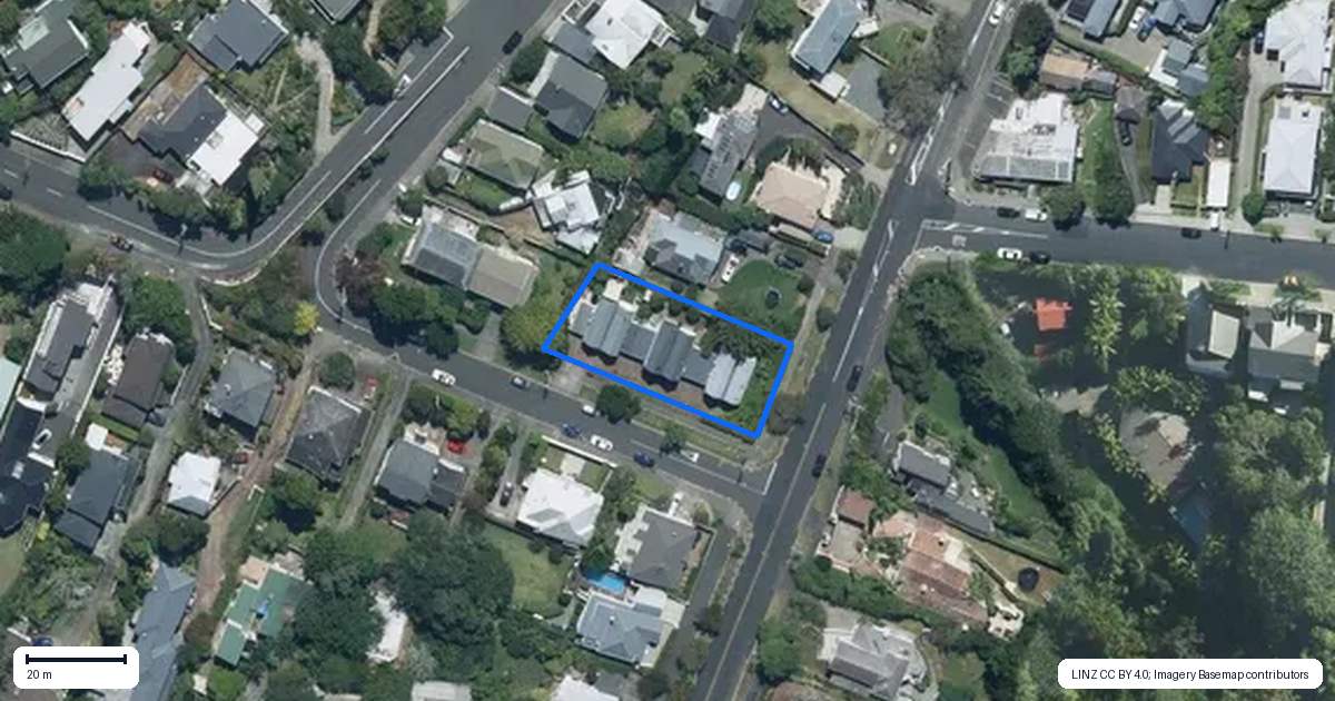 Property context map for 18 Shera Road, Remuera, Auckland