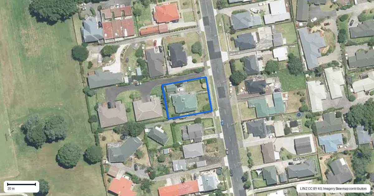 Property context map for 38 Prospect Terrace, Pukekohe