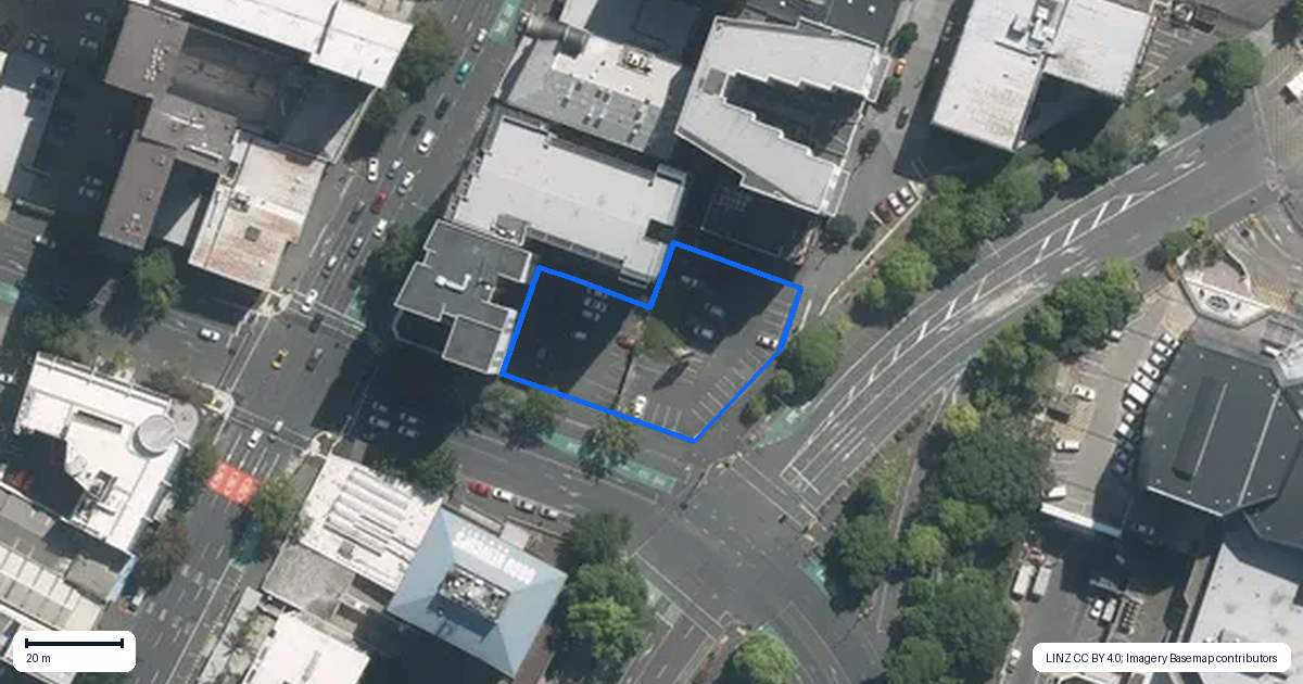 Property context map for 31-35 Cook Street, Auckland Central, Auckland