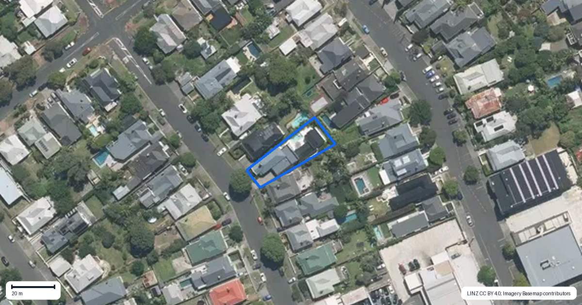Property context map for 11 Elgin Street, Grey Lynn, Auckland