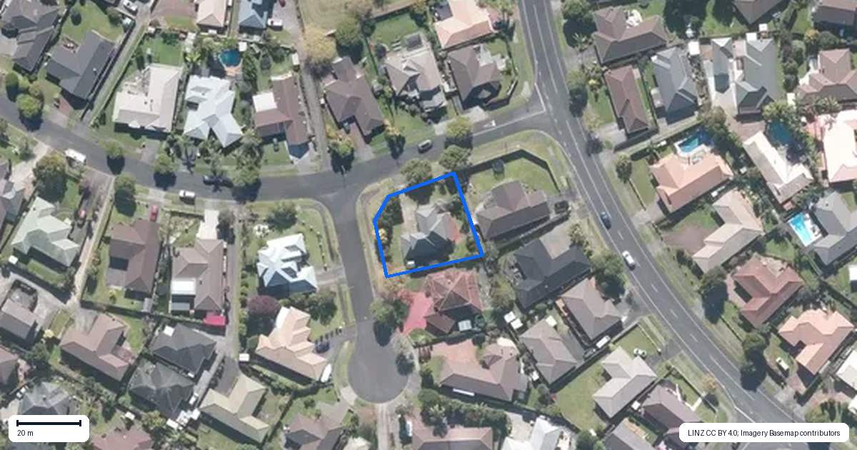 Property context map for 6 Ben Nevis Place, Northpark, Auckland