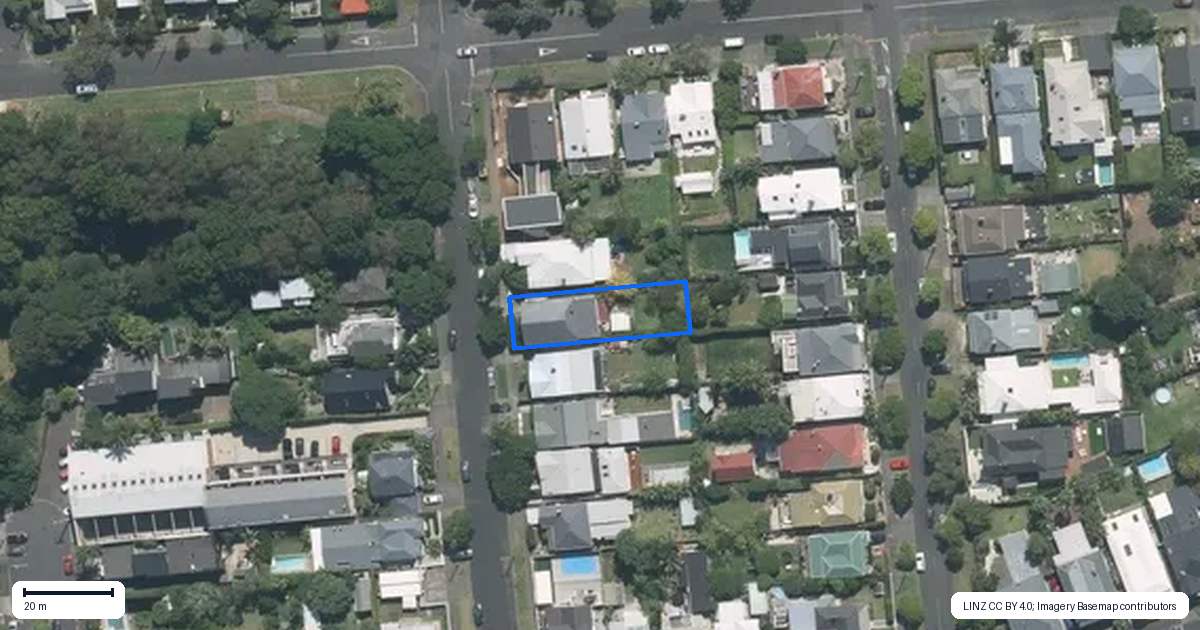Property context map for 24 Dickens Street, Grey Lynn, Auckland