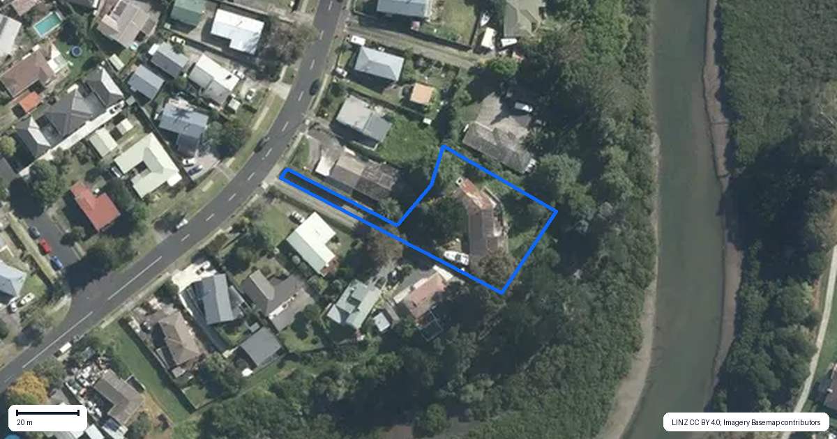 Property context map for 114 Ennis Avenue, Pakuranga Heights, Auckland