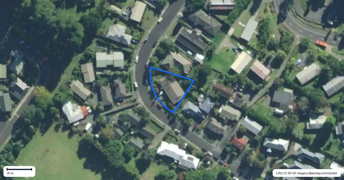 Property context map for 9A Jacaranda Place, Kerikeri