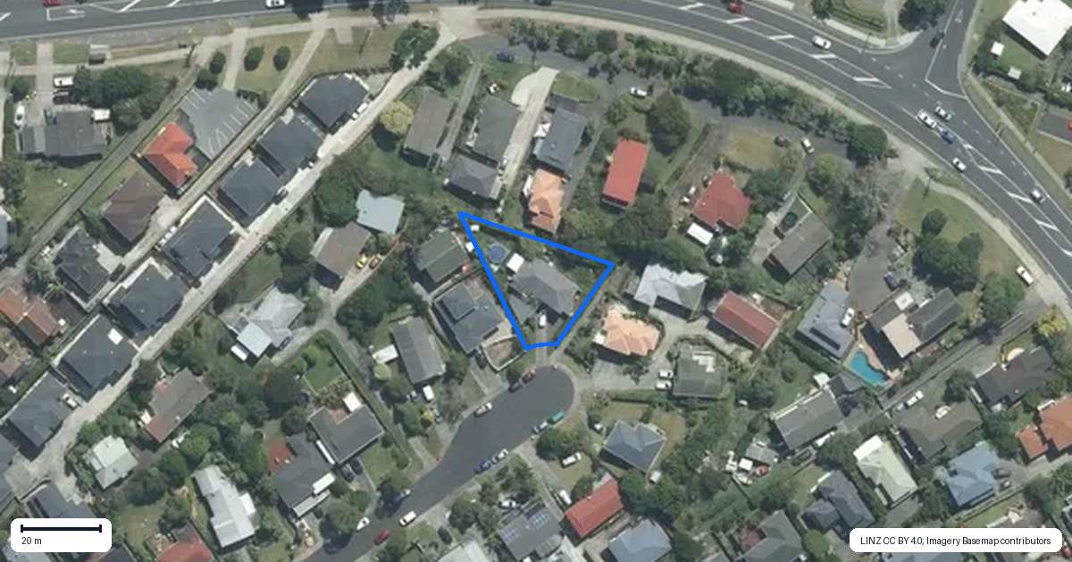 Property context map for 70 Lavery Place, Sunnynook, Auckland