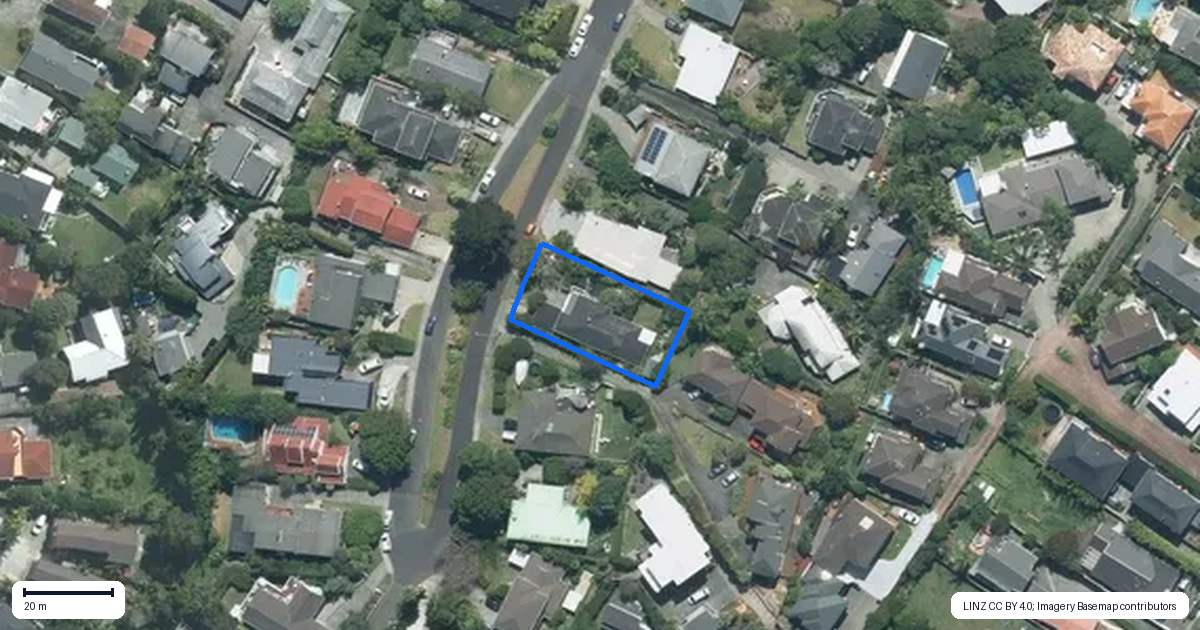 Property context map for 66 Newhaven Terrace, Mairangi Bay, Auckland