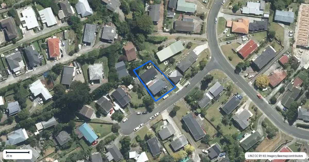 Property context map for 1/3 Glenvale Place, Totara Vale, Auckland