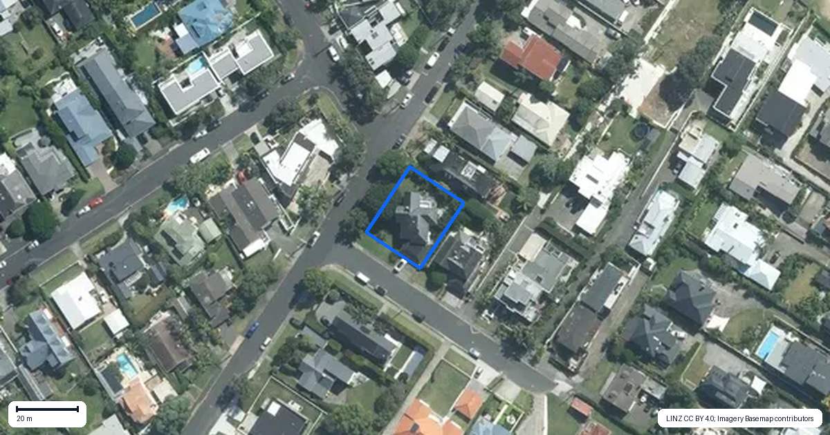 Property context map for 23 Ewen Street, Hauraki, Auckland