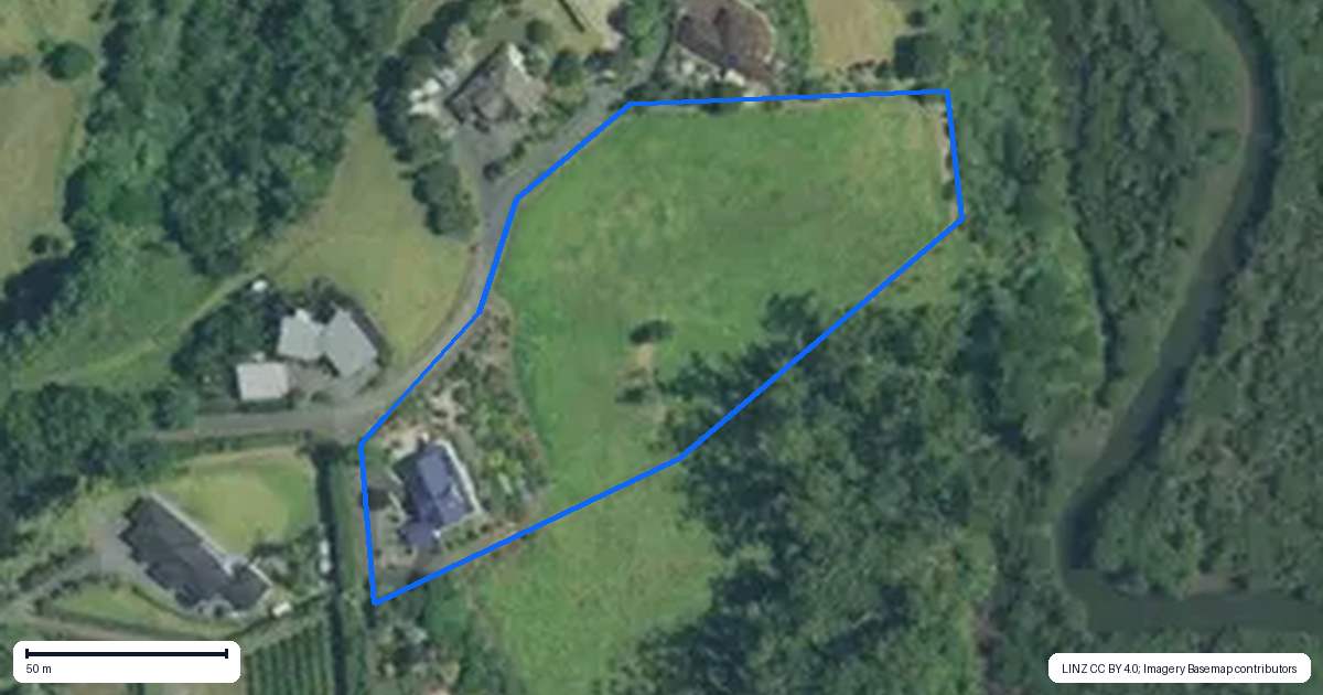 Property context map for 24 Ruru Lane, Kerikeri