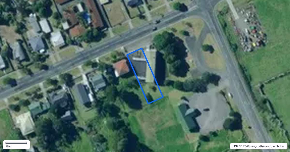 Property context map for 217 Victoria Street, Dargaville