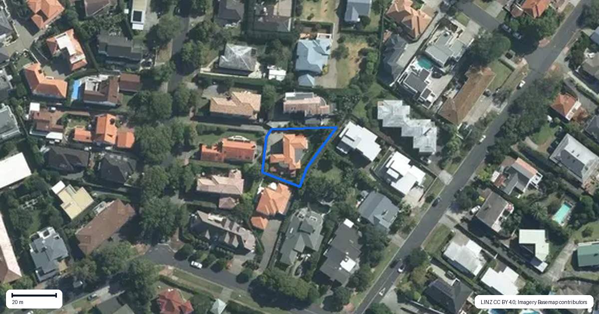 Property context map for 18A Tuhimata Street, Saint Heliers, Auckland