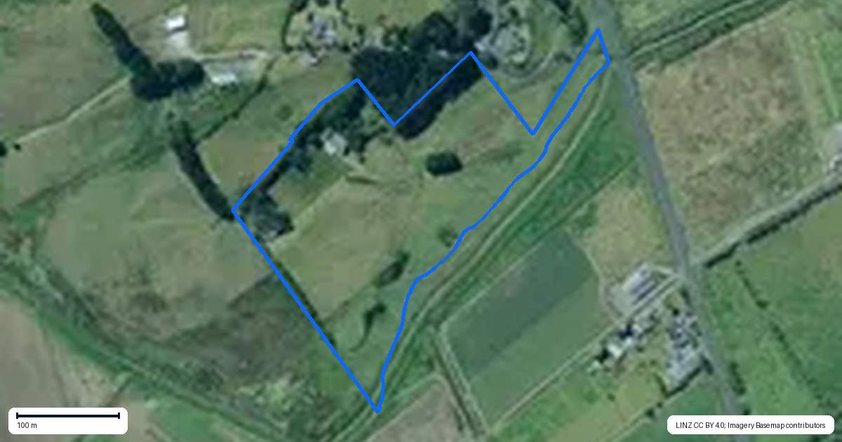 Property context map for 148 Pouto Road, Dargaville
