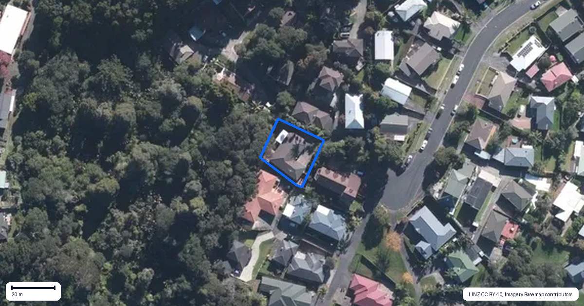 Property context map for 29A Heathglen Place, Bayview, Auckland