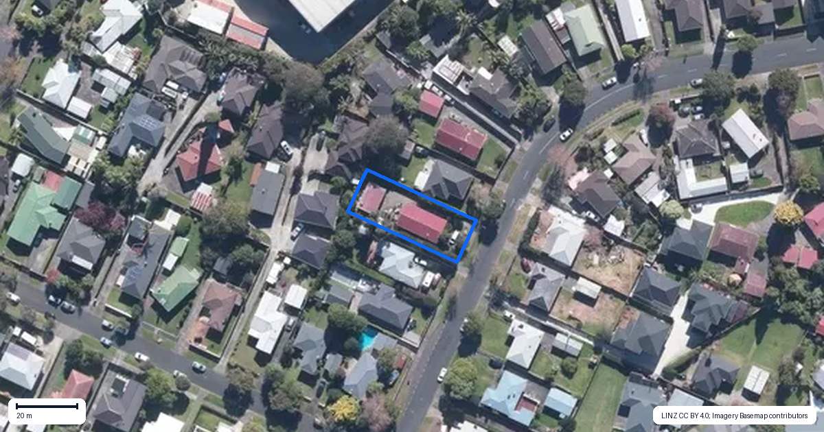 Property context map for 75 Mead Street, Avondale, Auckland