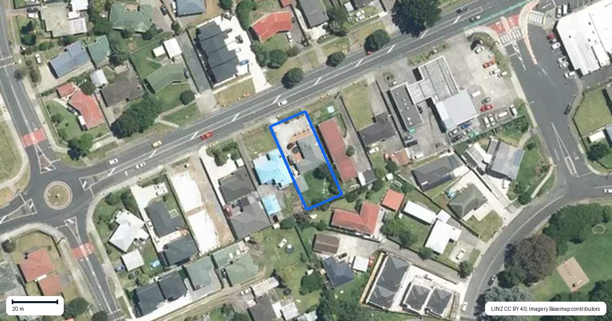 Property context map for 122 Weymouth Road, Manurewa, Auckland