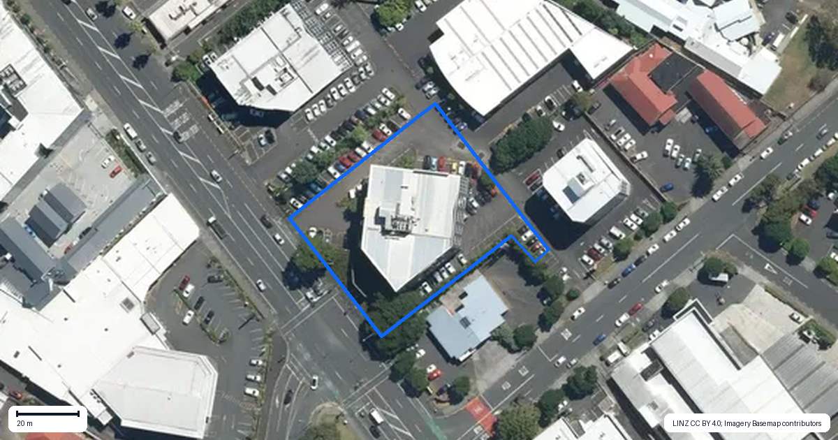 Property context map for 632 Great South Road, Ellerslie, Auckland