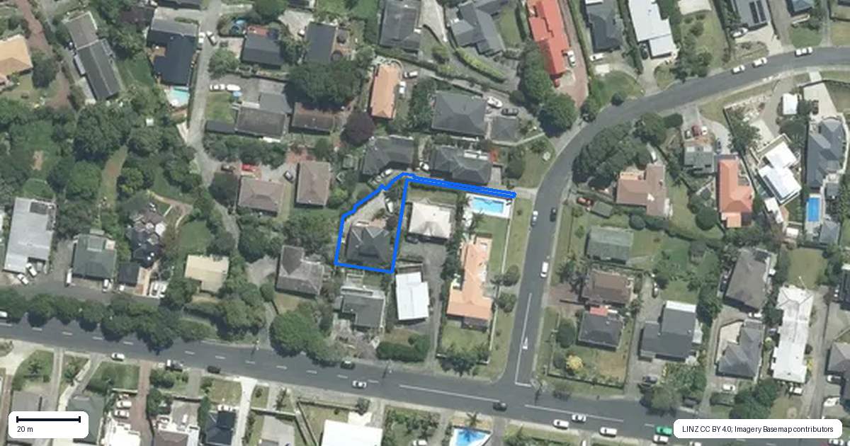 Property context map for 2C Braemar Road, Rothesay Bay, Auckland