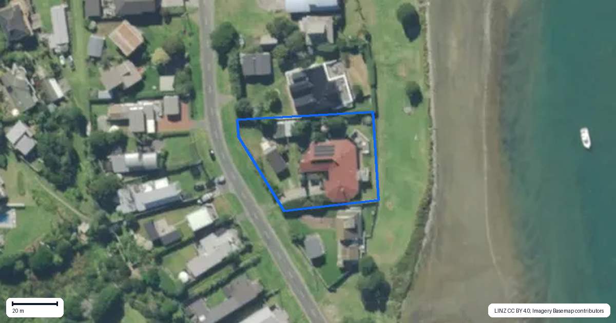 Property context map for 12 Alamar Crescent, Mangawhai Heads, Mangawhai