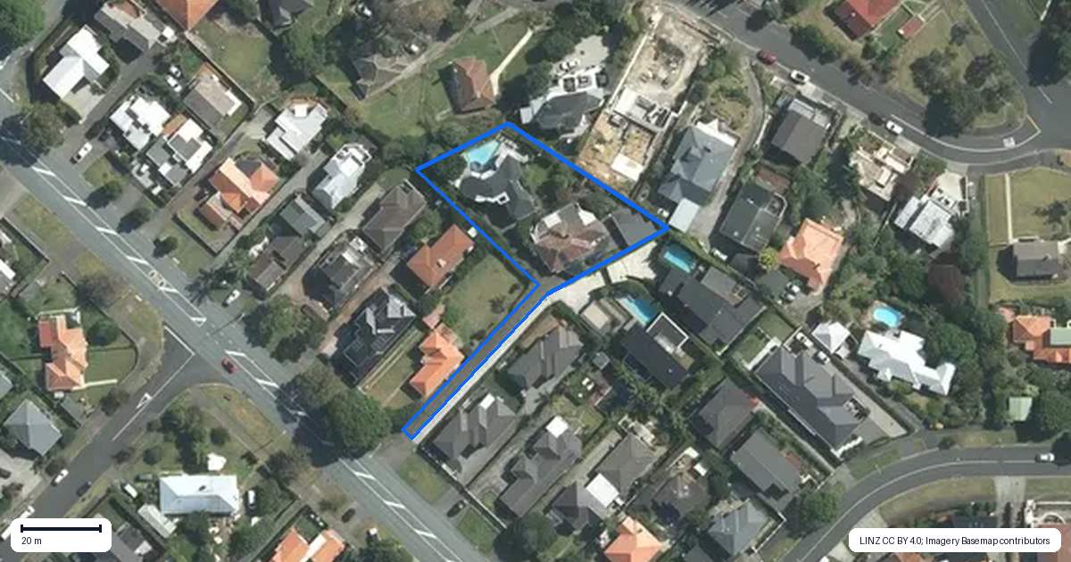 Property context map for 148 Coates Avenue, Orakei, Auckland