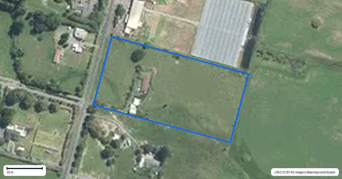 Property context map for 69 Appleby Road, Drury
