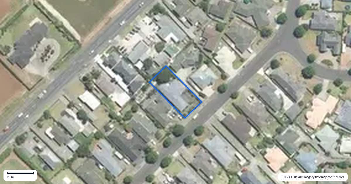 Property context map for 13 Sunset Drive, Pukekohe