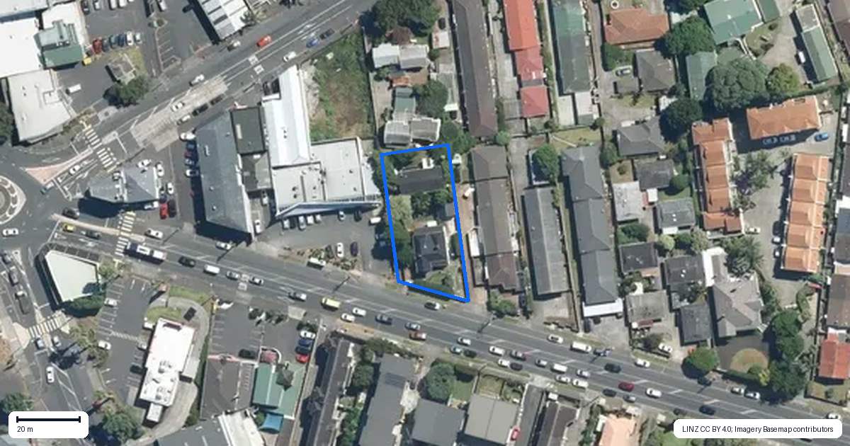 Property context map for 12 Mount Smart Road, Royal Oak, Auckland