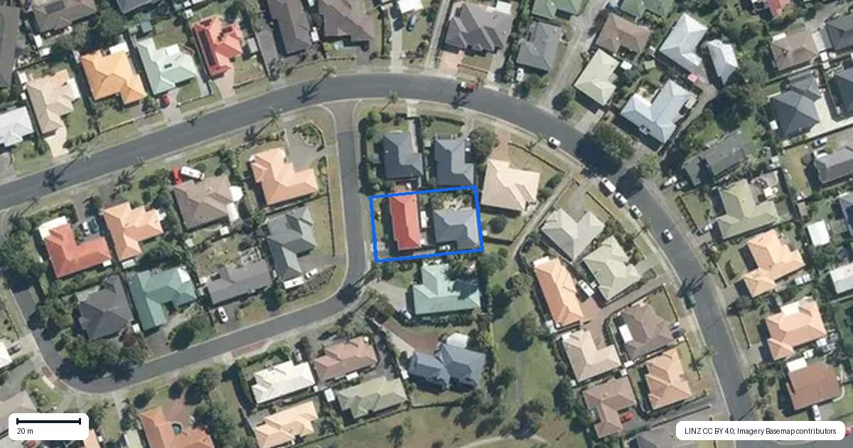 Property context map for 3A McGowan Place, Orewa
