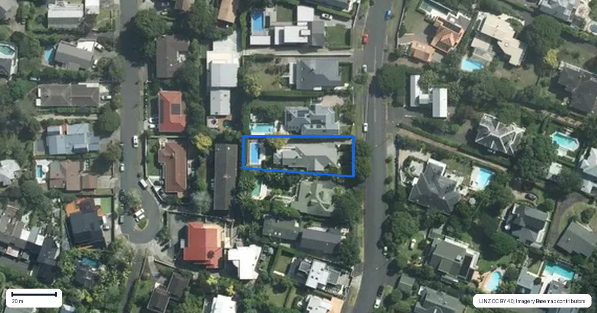 Property context map for 42 Seaview Road, Remuera, Auckland