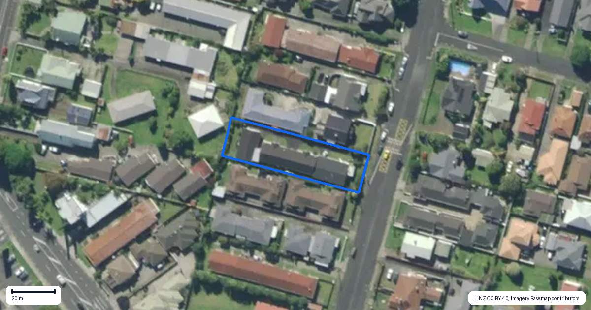 Property context map for 11B Princes Street, Kensington, Whangarei